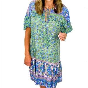 Boho high low dress